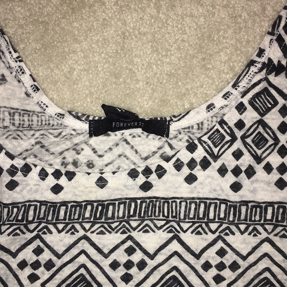 Forever 21 tank it is right above the hip area